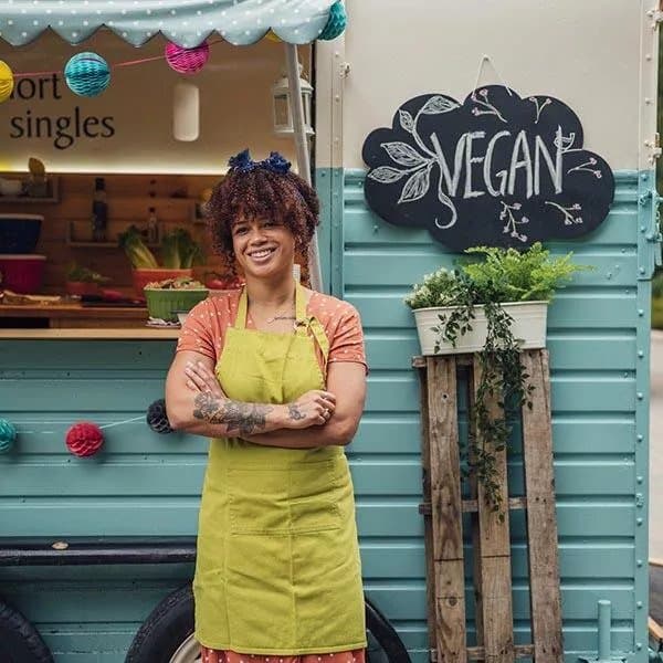 A vegan business owner happy with the performance of their local business listings