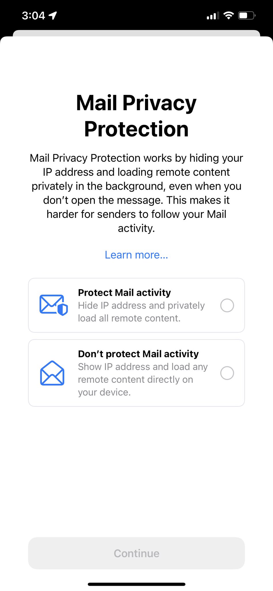 Mail Privacy Protection (MPP).