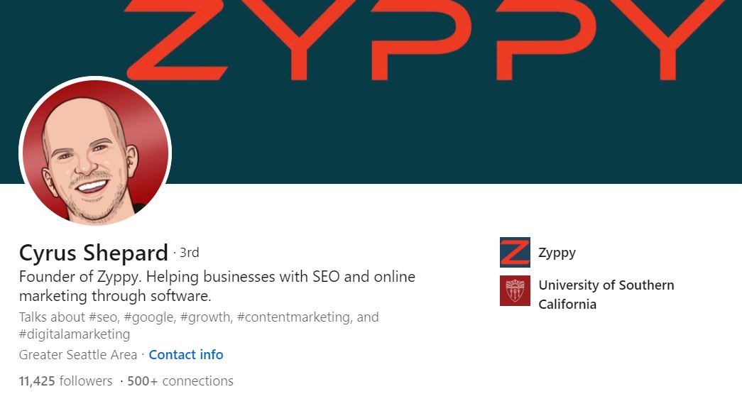 30 SEO Experts and Influencers to Follow| Cyrus Shepard.