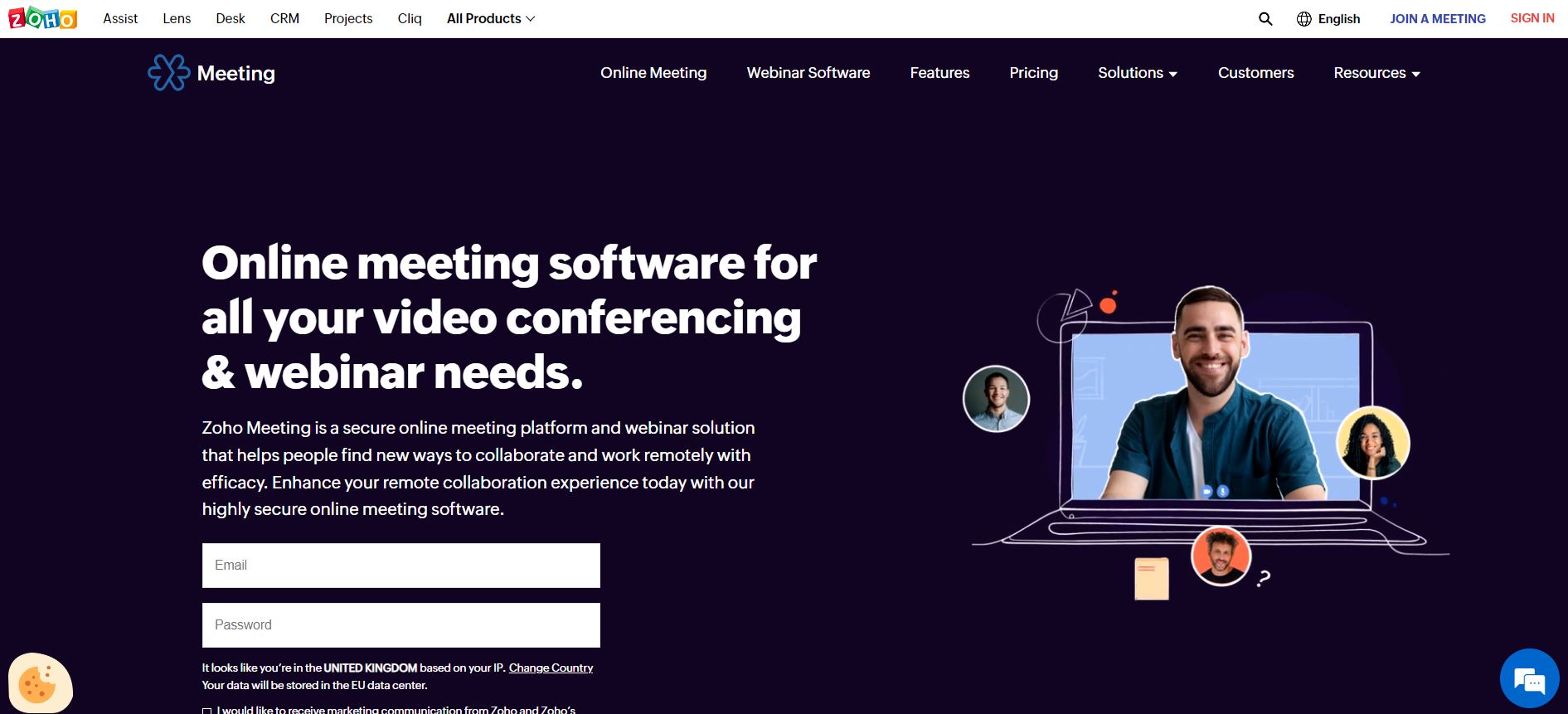 The Best Webinar Software Platforms| Zoho Meeting.