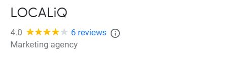 LOCALiQ Reviews on Google.