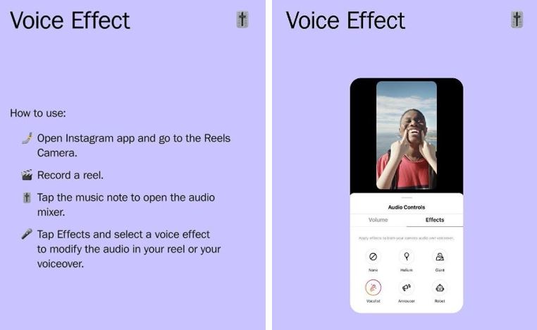 Instagram Features| Voice Effect.