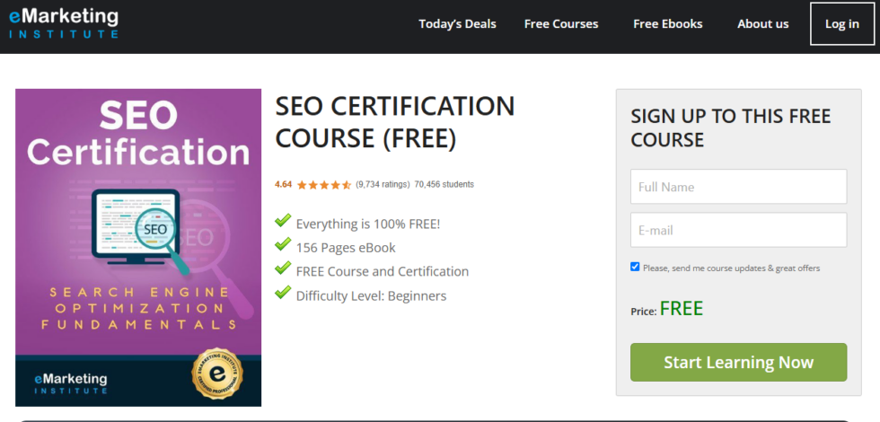10 of The Best Free Online SEO Courses