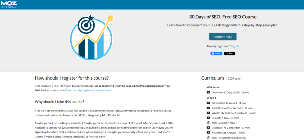 10 of The Best Free Online SEO Courses