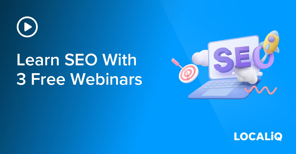 Learn SEO with 3 part webinar series