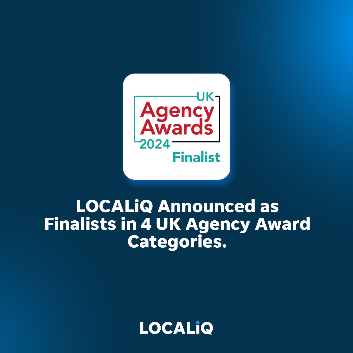 LOCALiQ Nominated in 4 UK Agency Award Categories
