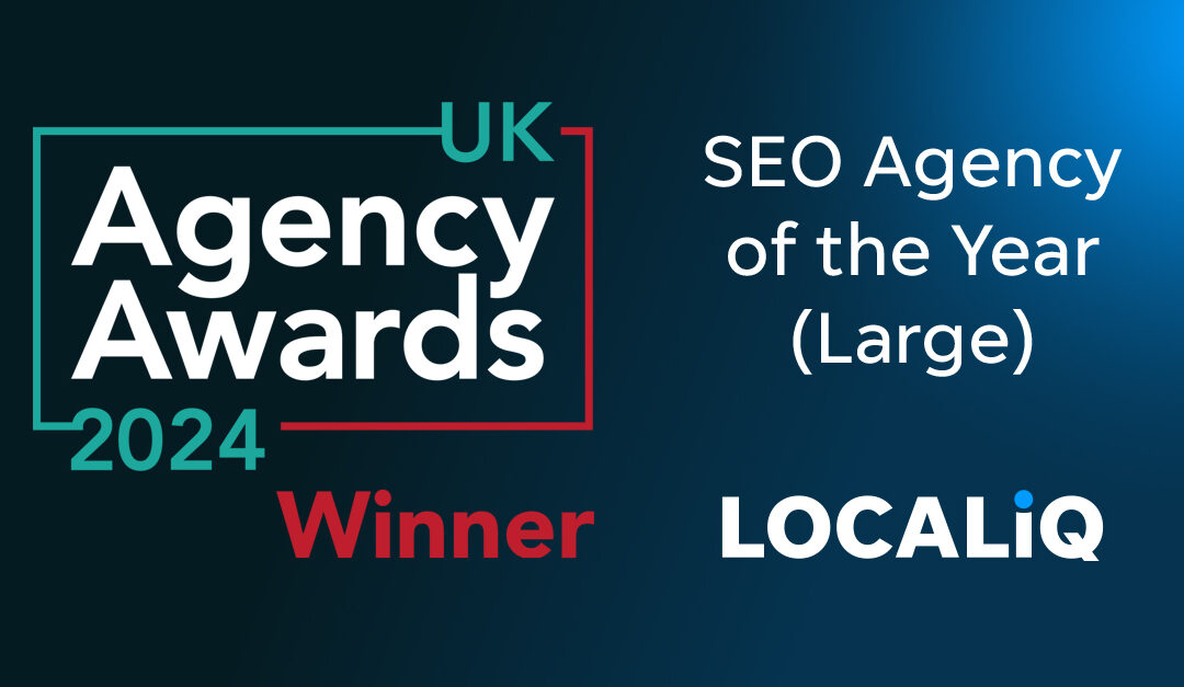 LOCALiQ Wins SEO Agency of the Year Award