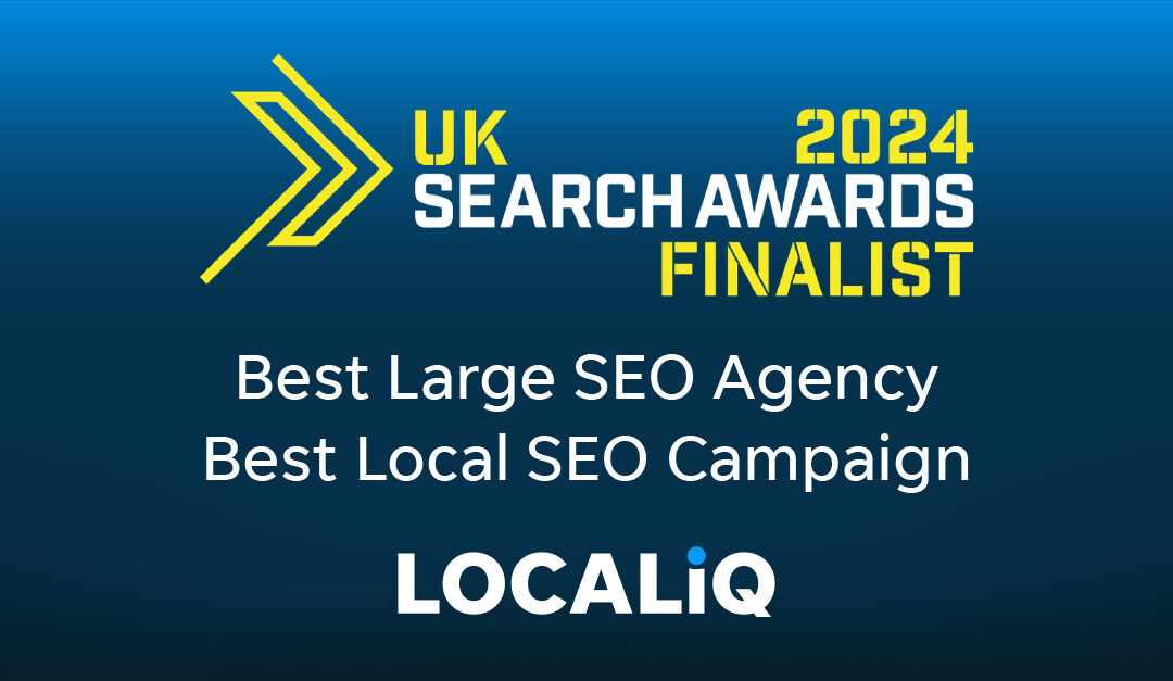 LOCALiQ Shortlisted in 2024 UK Search Awards