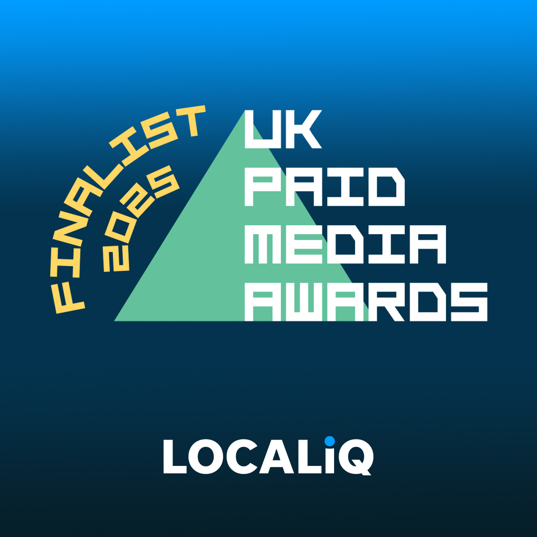 LOCALiQ Shortlisted in 2025 UK Paid Media Awards