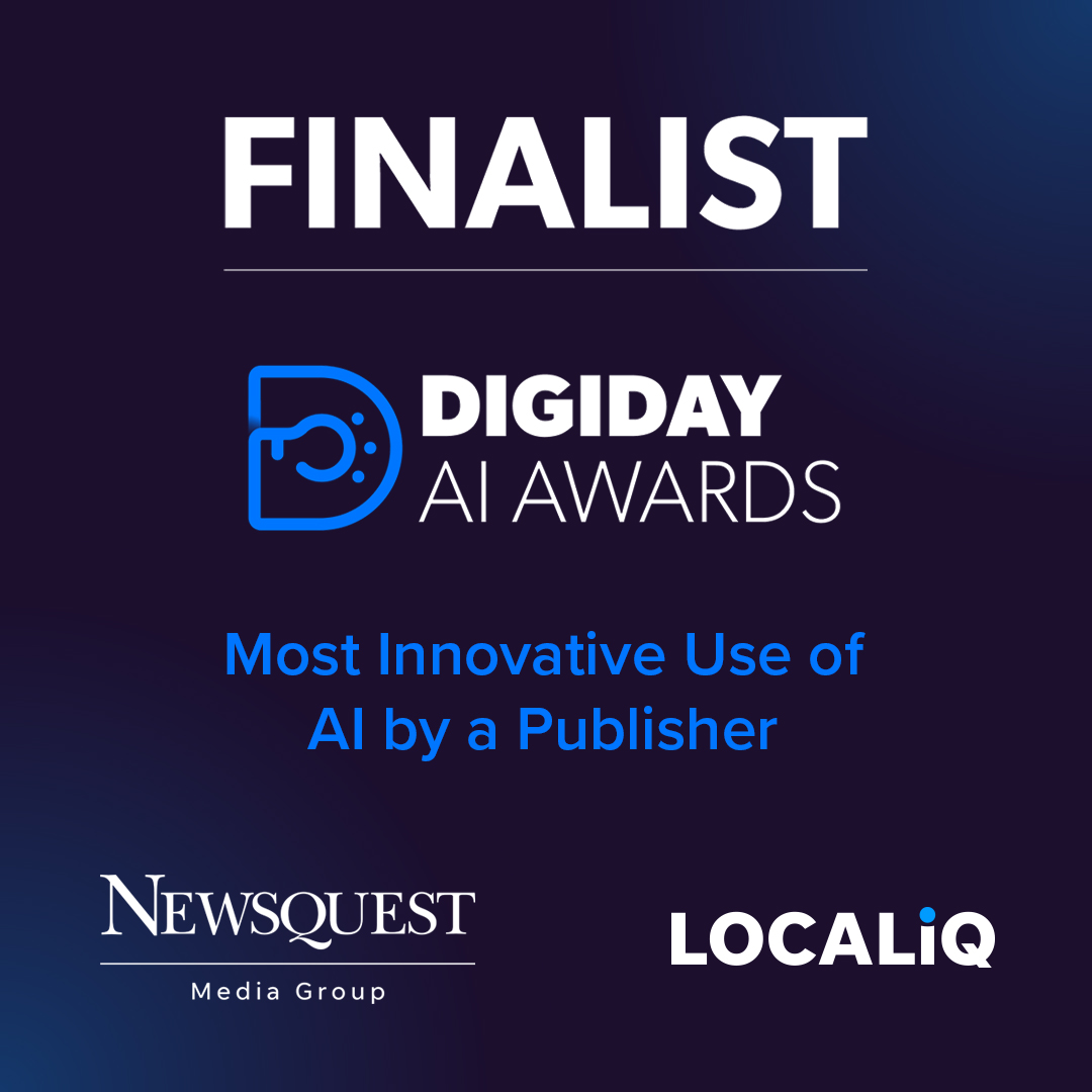 Newsquest Media Group Named Finalist in the 2025 Digiday AI Awards