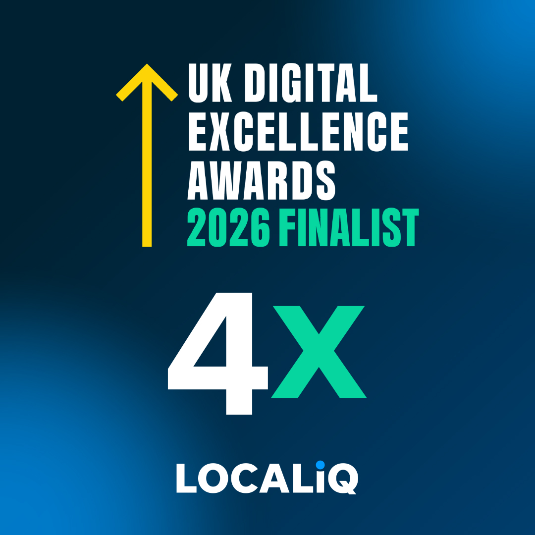 LOCALiQ Named Finalist Across Four Categories in the 2026 UK Digital Excellence Awards